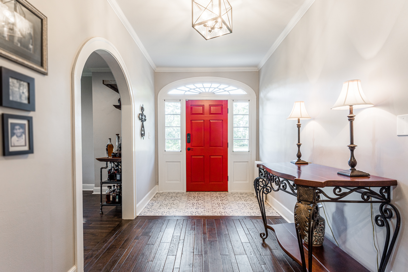 18715 West Edwards Road Antioch, IL 60002 - Photo 4 of 66 a view of a hallway with wooden floor windows