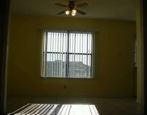 a view of a livingroom with a window
