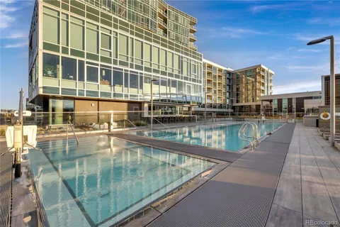 a swimming pool on the terrace