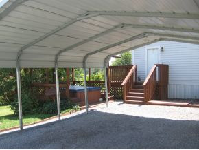 188 Miller Road Jonesborough, TN 37659 - Photo 16 of 17 Carport and Hot Tub