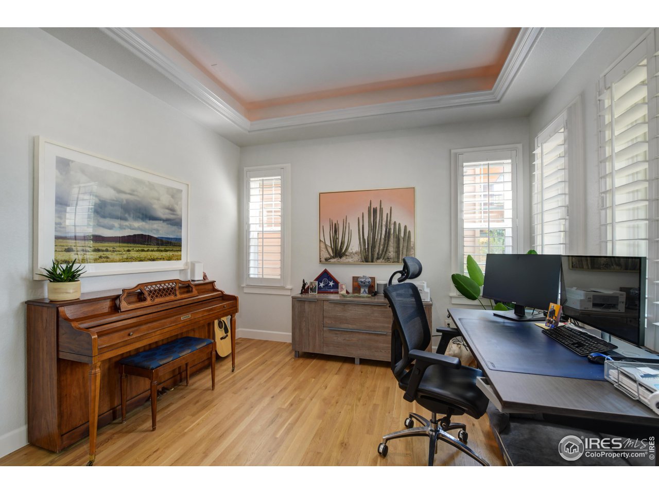 755 Terrace Circle South Boulder, CO 80304 - Photo 5 of 38 a view of a workspace with furniture and a window