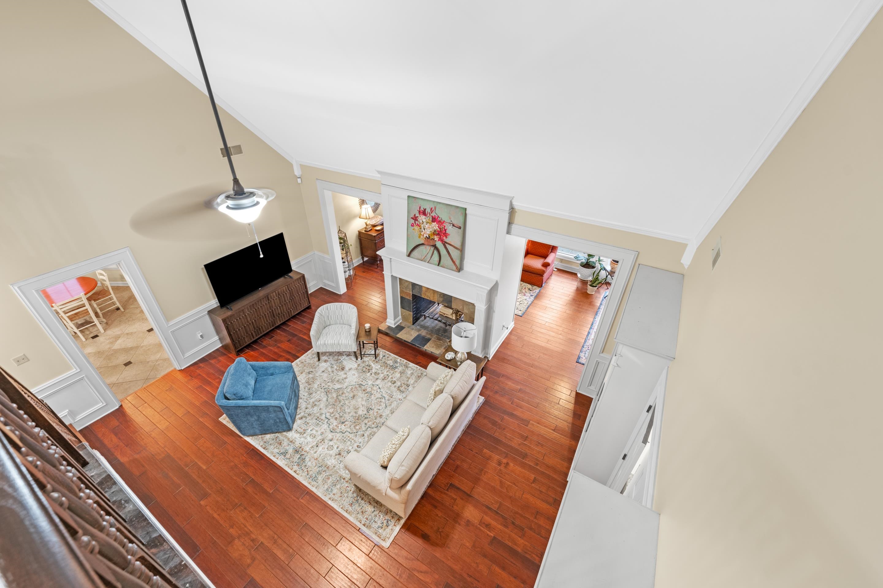 3430 Shea Road Collierville, TN 38017 - Photo 22 of 40 a living room with furniture and a flat screen tv