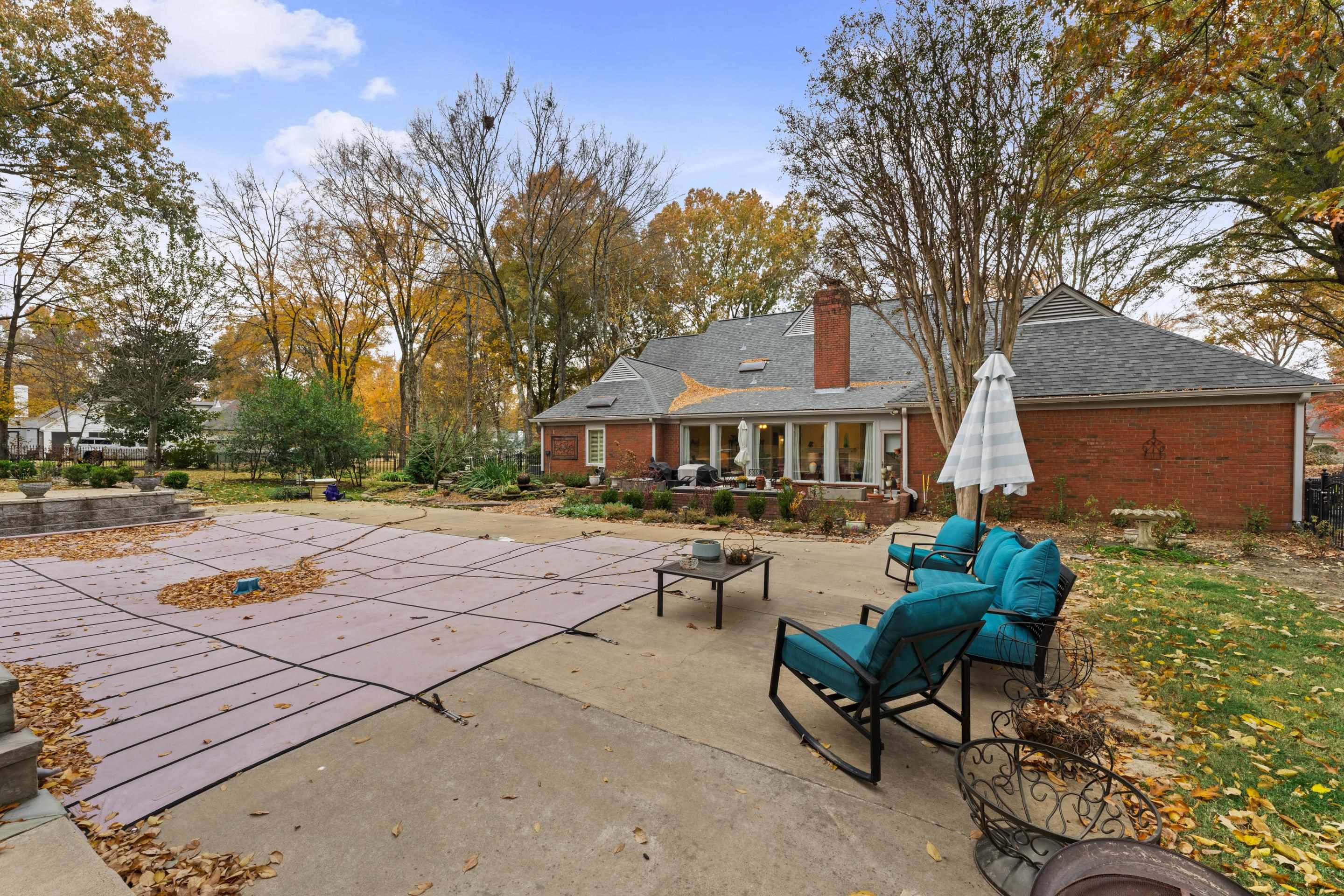 3430 Shea Road Collierville, TN 38017 - Photo 36 of 40 a view of a house with backyard and sitting area