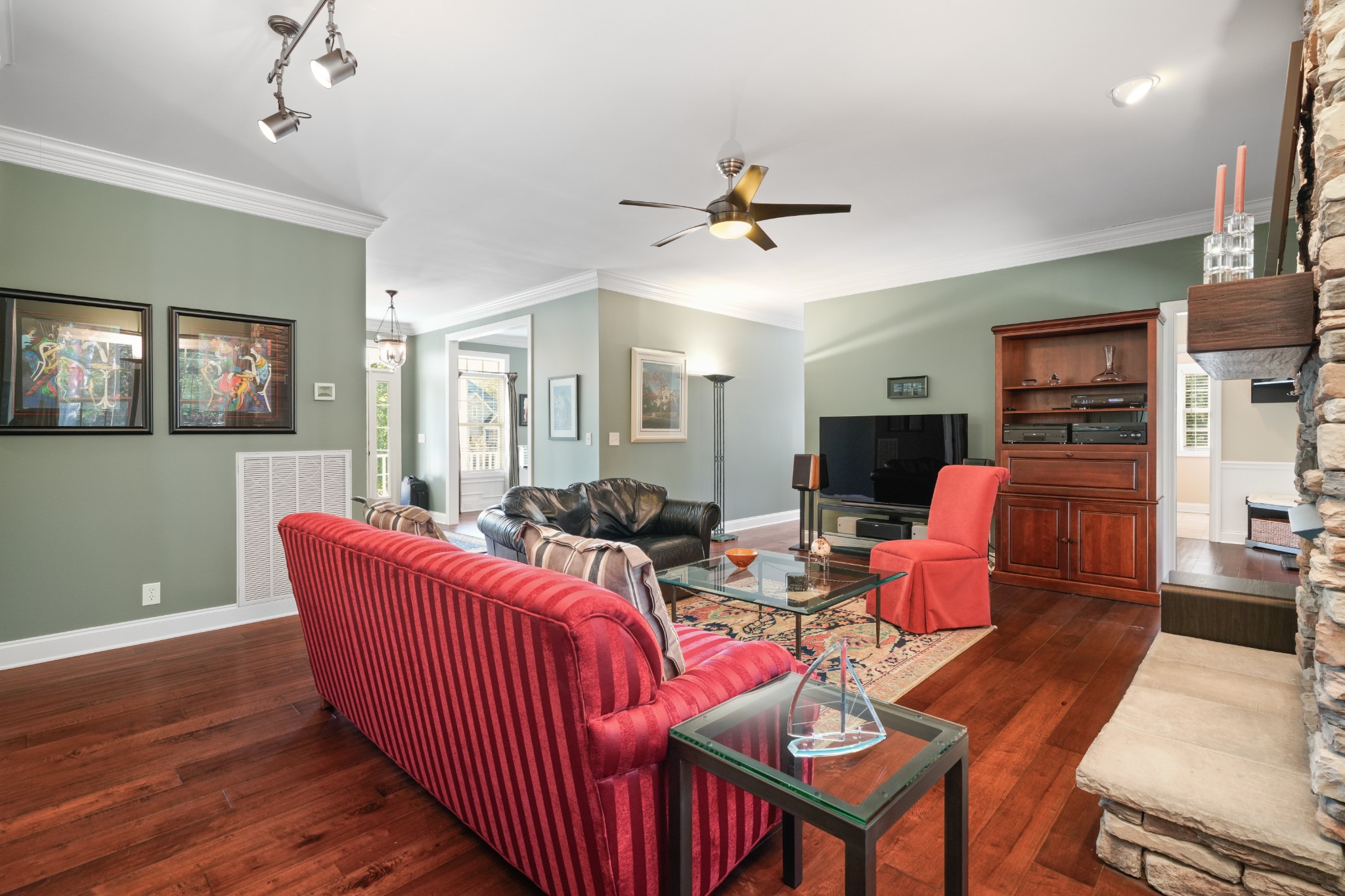 1124 Friendswood Lane Christiana, TN 37037 - Photo 11 of 34 a living room with furniture fireplace and a table