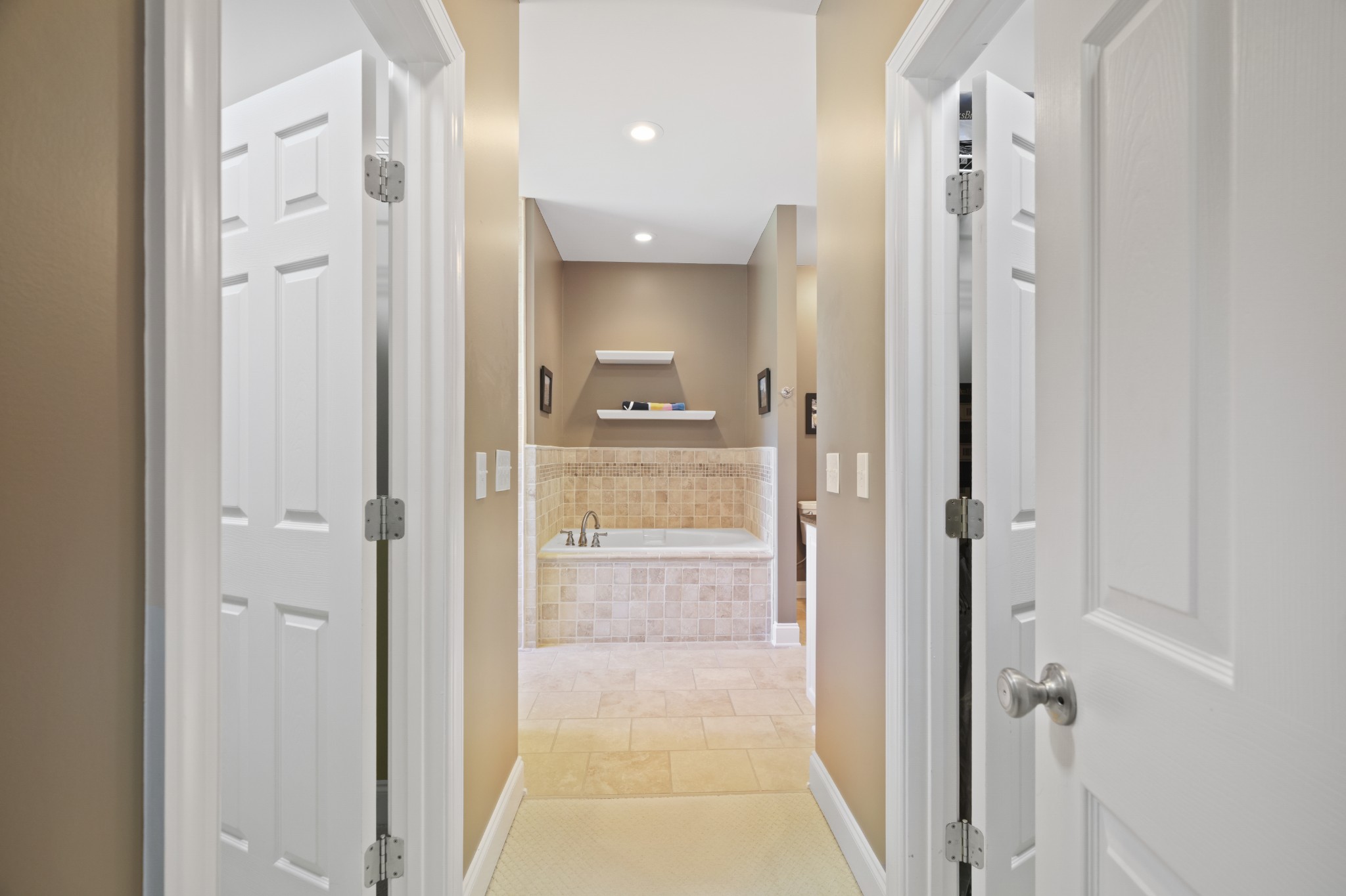 1124 Friendswood Lane Christiana, TN 37037 - Photo 21 of 34 a bathroom with a glass shower door