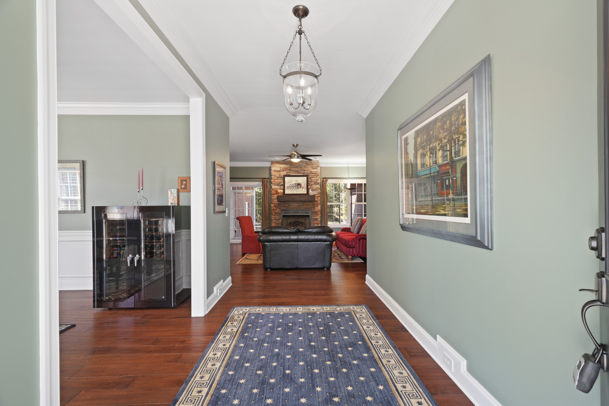 1124 Friendswood Lane Christiana, TN 37037 - Photo 8 of 34 a hallway with a large window and a rug