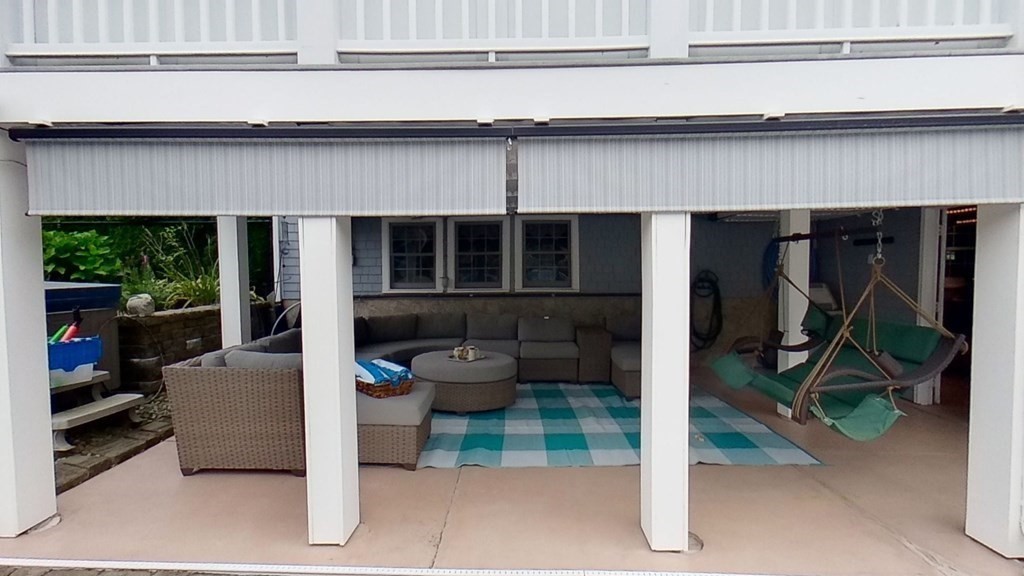 35 Brownfield Drive Bridgewater, MA 02324 - Photo 36 of 42 a living room with a couch and a potted plant