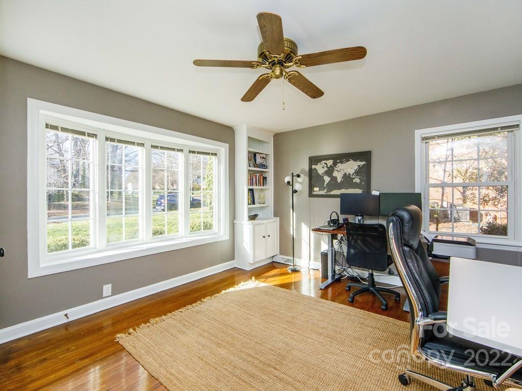 1000 Braeburn Road Charlotte, NC 28211 - Photo 8 of 48 a view of a workspace with furniture and a window