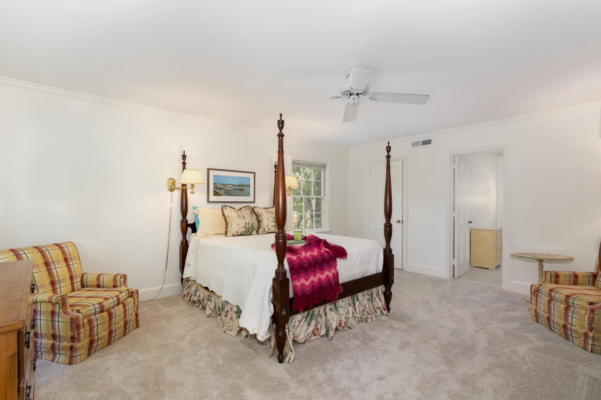 3327 Landor Road Raleigh, NC 27609 - Photo 40 of 60 2nd Primary Bedroom Suite on the 2nd floor with brand new carpet. 2nd Primary Bedroom Suite