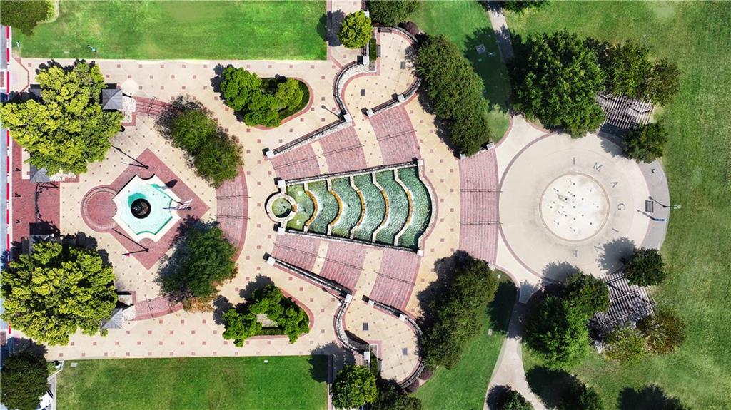 453 Hunter Street Northwest Norcross, GA 30071 - Photo 28 of 36 an aerial view of a house having garden