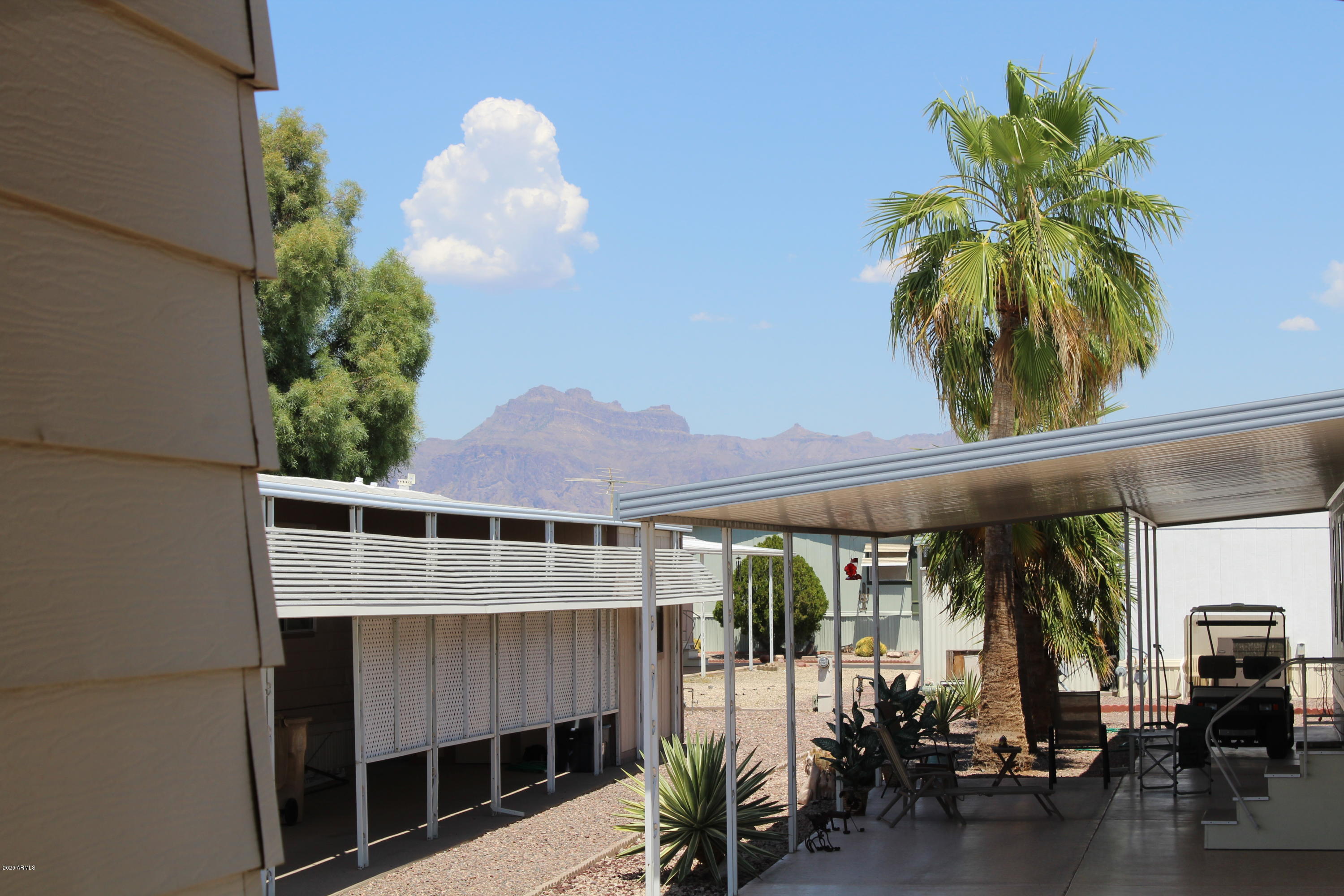 301 South Signal Butte Road, Unit 626 Apache Junction, AZ 85120 - Photo 2 of 28 View of Superstitions at Front Veranda