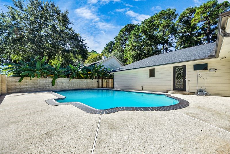 155 Springs Edge Drive Conroe, TX 77356 - Photo 43 of 49 a backyard of a house with trees