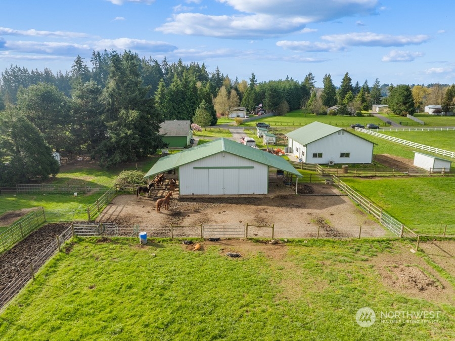 9422 Gastaeson Lane Southwest Rochester, WA 98579 - Photo 12 of 35 an aerial view of a house with outdoor space