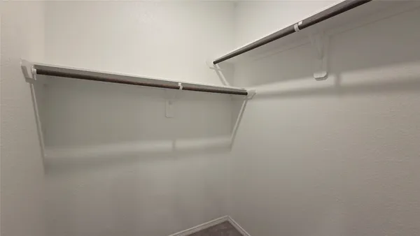 a close view of closet