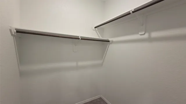 a close view of closet