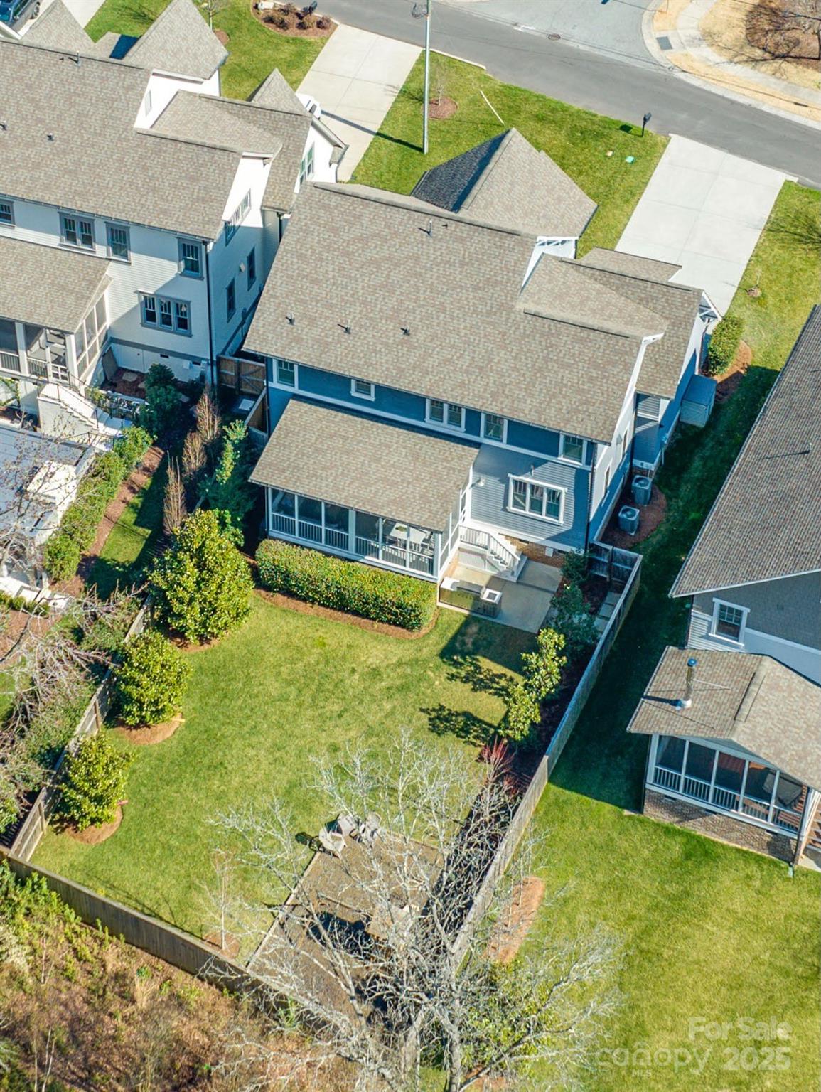 5717 Closeburn Road Charlotte, NC 28210 - Photo 39 of 40 a aerial view of a house with swimming pool