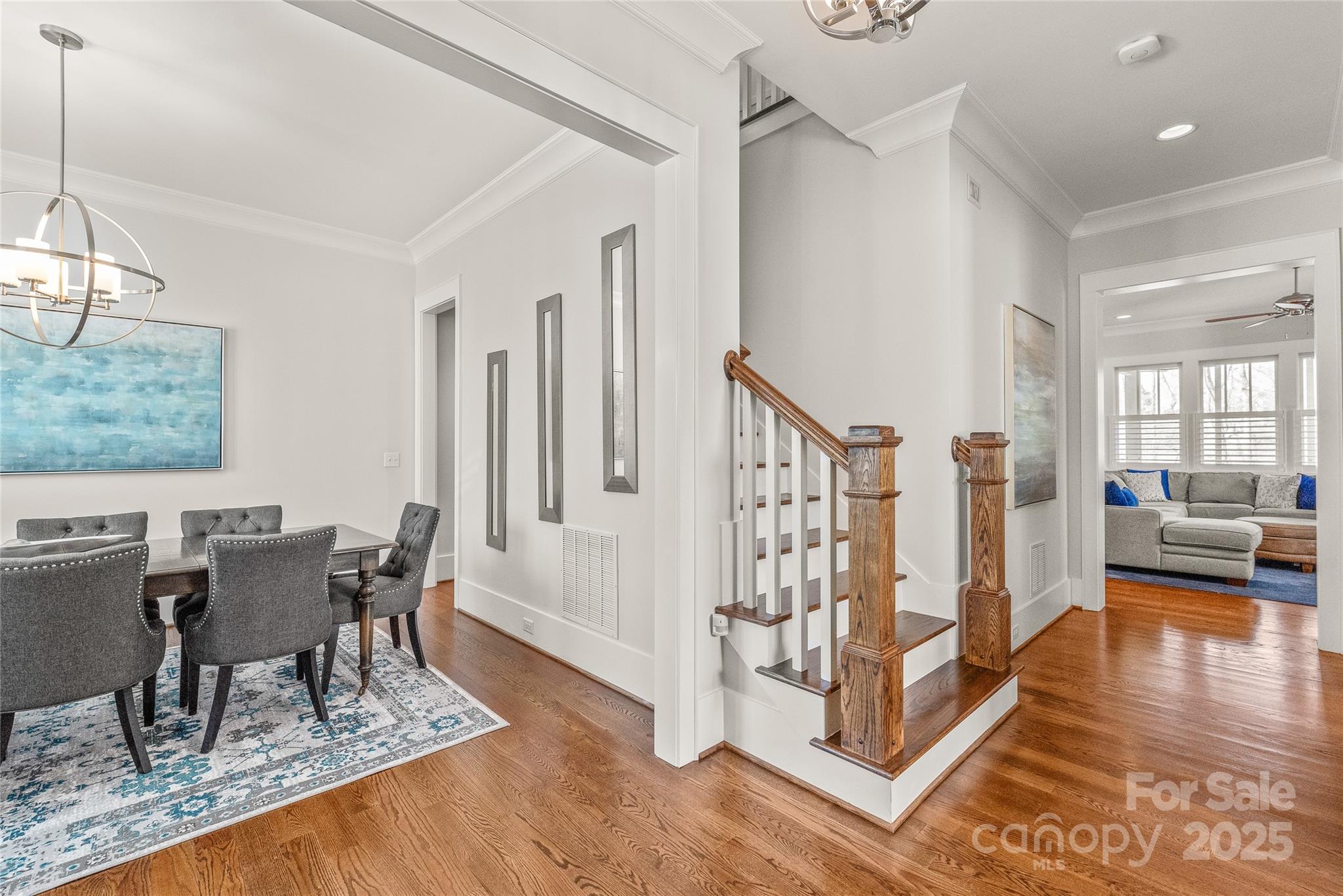 5717 Closeburn Road Charlotte, NC 28210 - Photo 5 of 40 a view of a livingroom with furniture and wooden floor