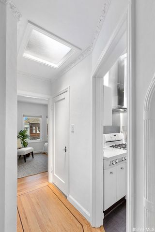 a close up of a mirror