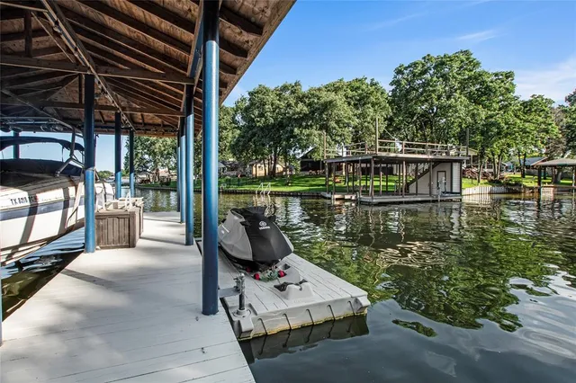 a house with lake view