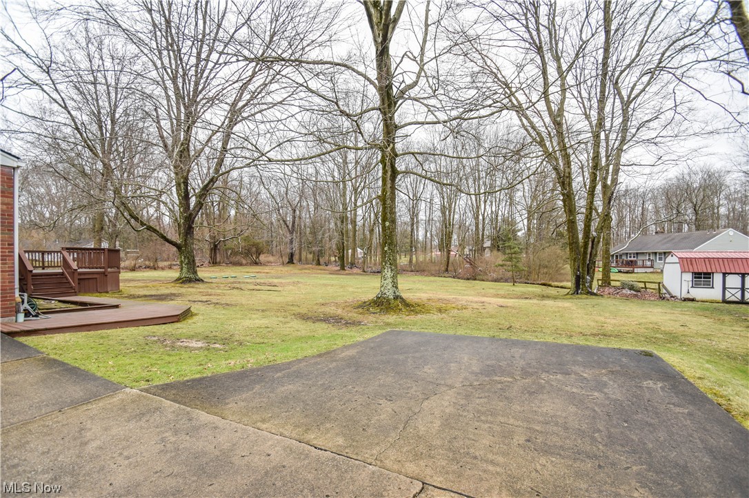 165 Warner Road Hubbard, OH 44425 - Photo 37 of 43 View of yard featuring a deck