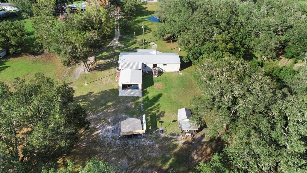 3201 Tenoroc Mine Road Lakeland, FL 33805 - Photo 45 of 48 an aerial view of a house with a yard