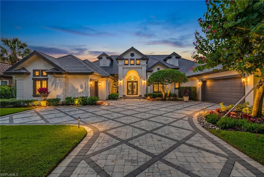 a house view with a outdoor space