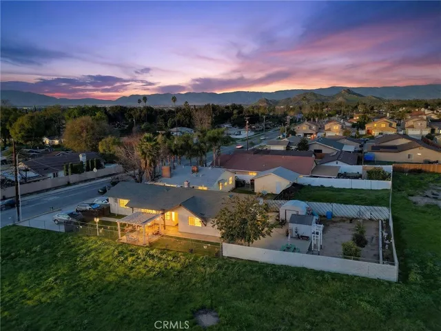 a view of a city with lots of trees