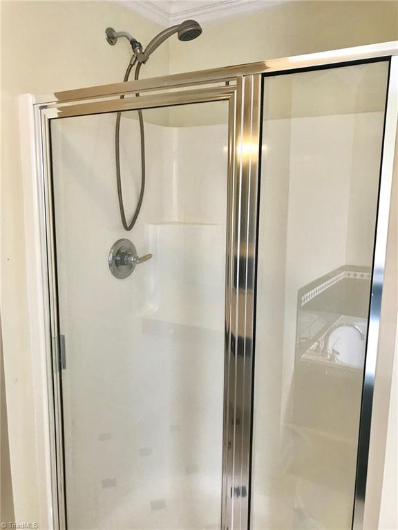 7560 Bullard Road Clemmons, NC 27012 - Photo 14 of 25 Master Bathroom Shower with seat