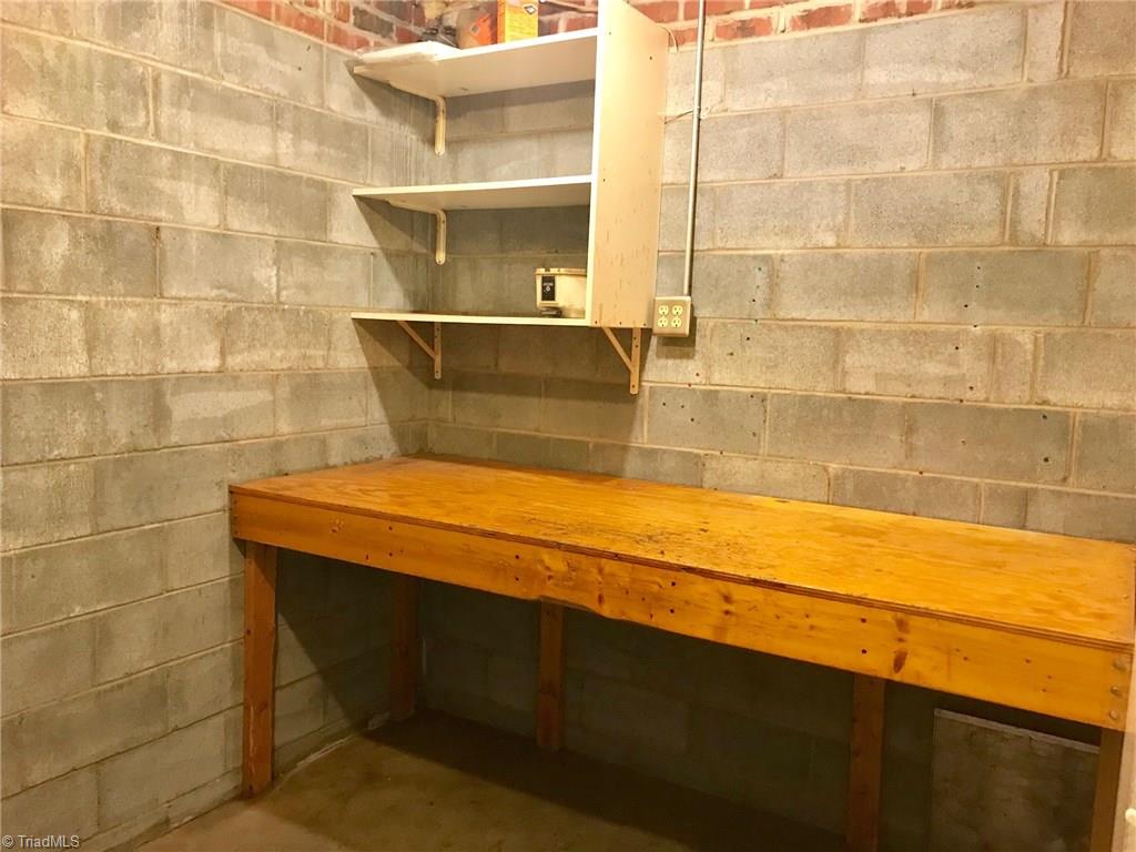 7560 Bullard Road Clemmons, NC 27012 - Photo 5 of 25 Workshop area in Unfinished Basement