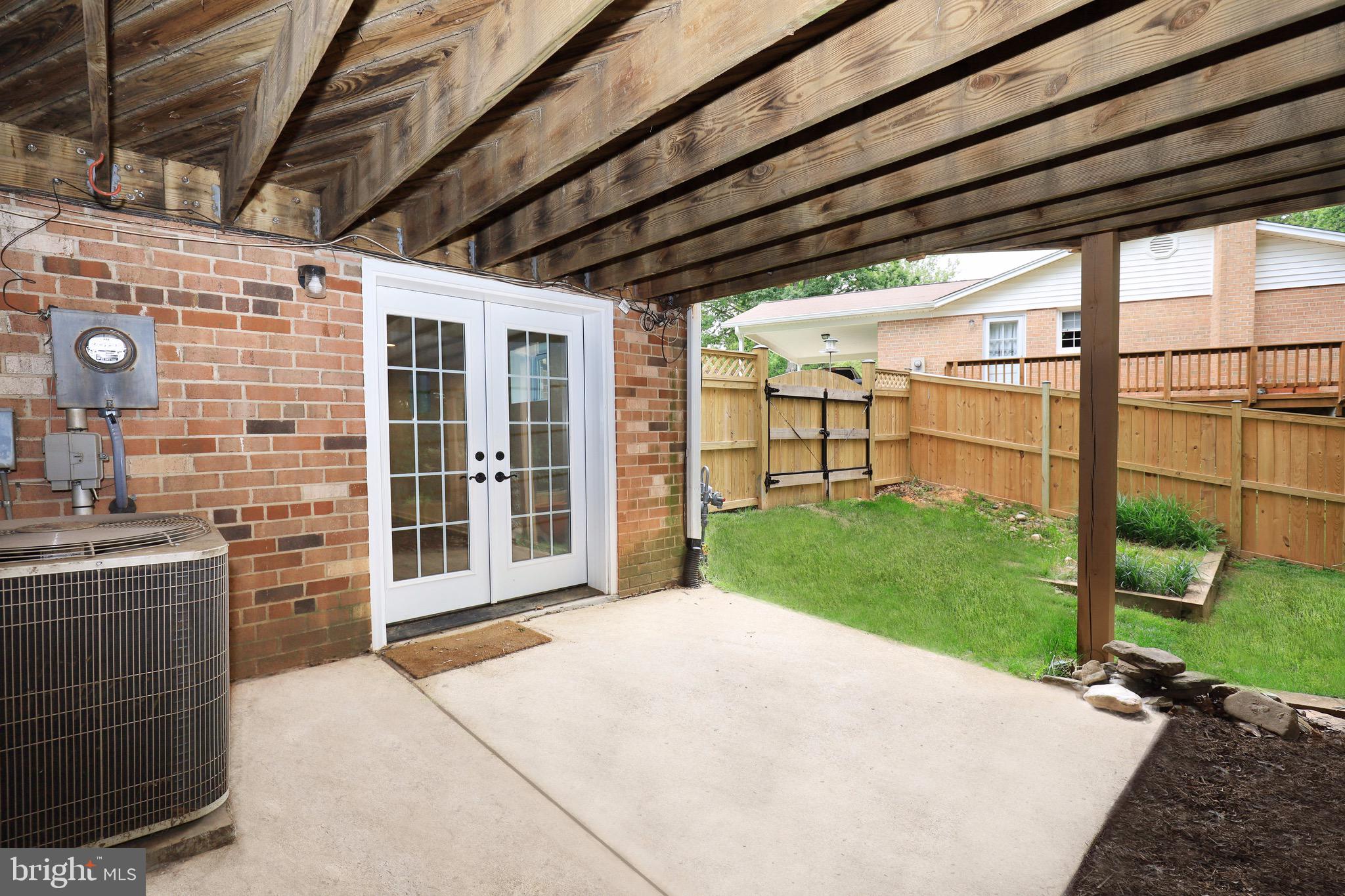 6805 Houndmaster Road Springfield, VA 22152 - Photo 38 of 52 Patio off Recreation Room