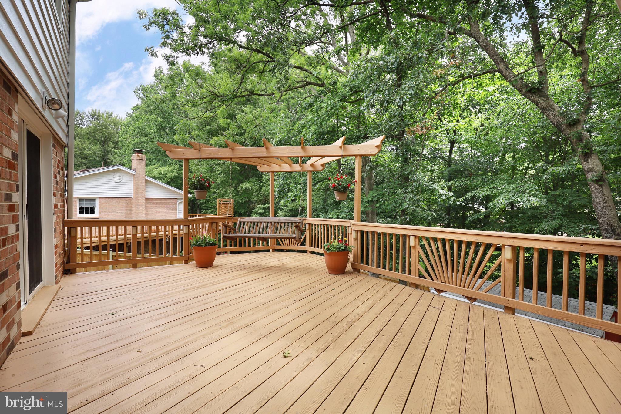 6805 Houndmaster Road Springfield, VA 22152 - Photo 39 of 52 Deck off Living Room