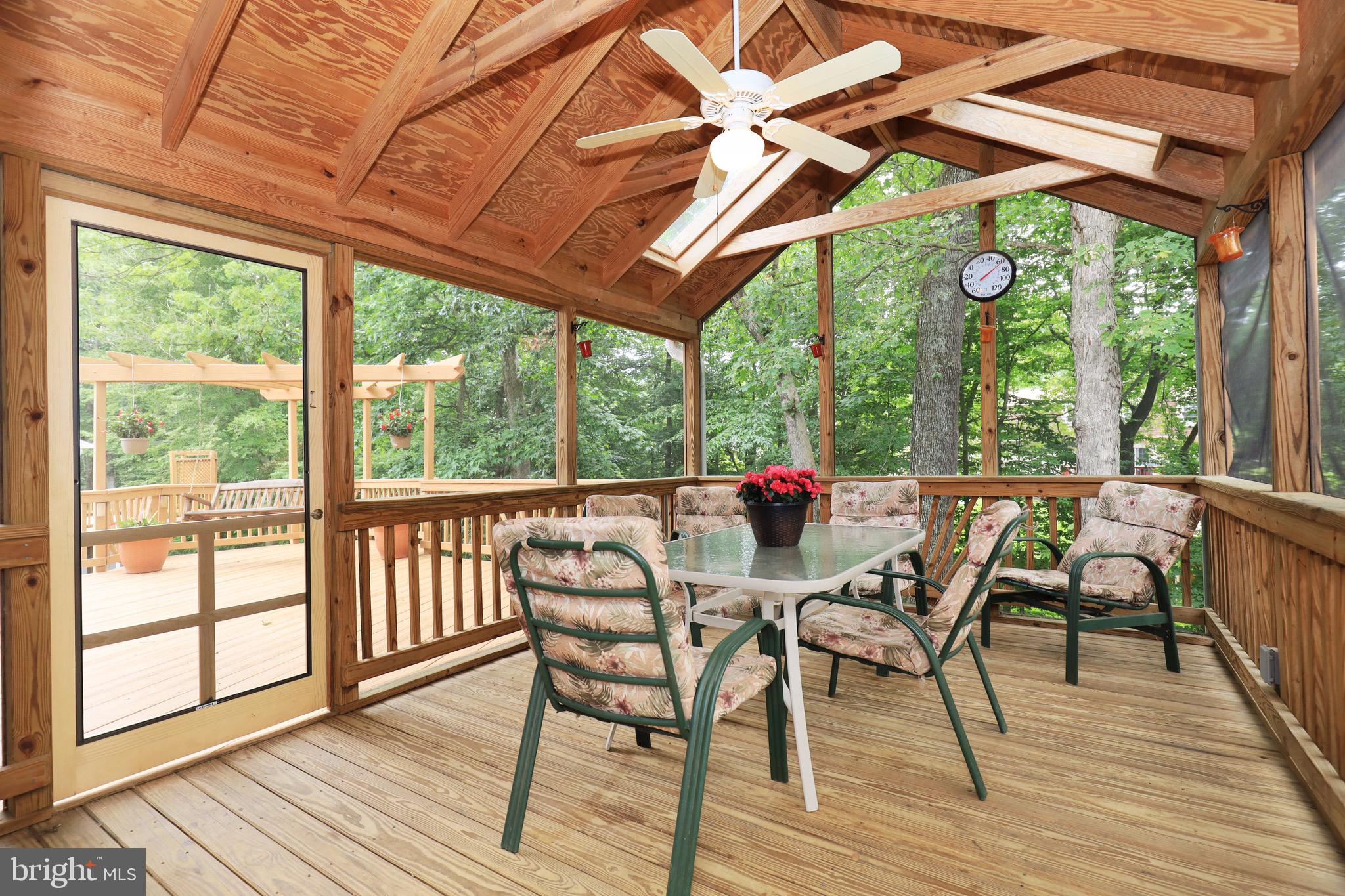 6805 Houndmaster Road Springfield, VA 22152 - Photo 41 of 52 Screened Porch off Kitchen