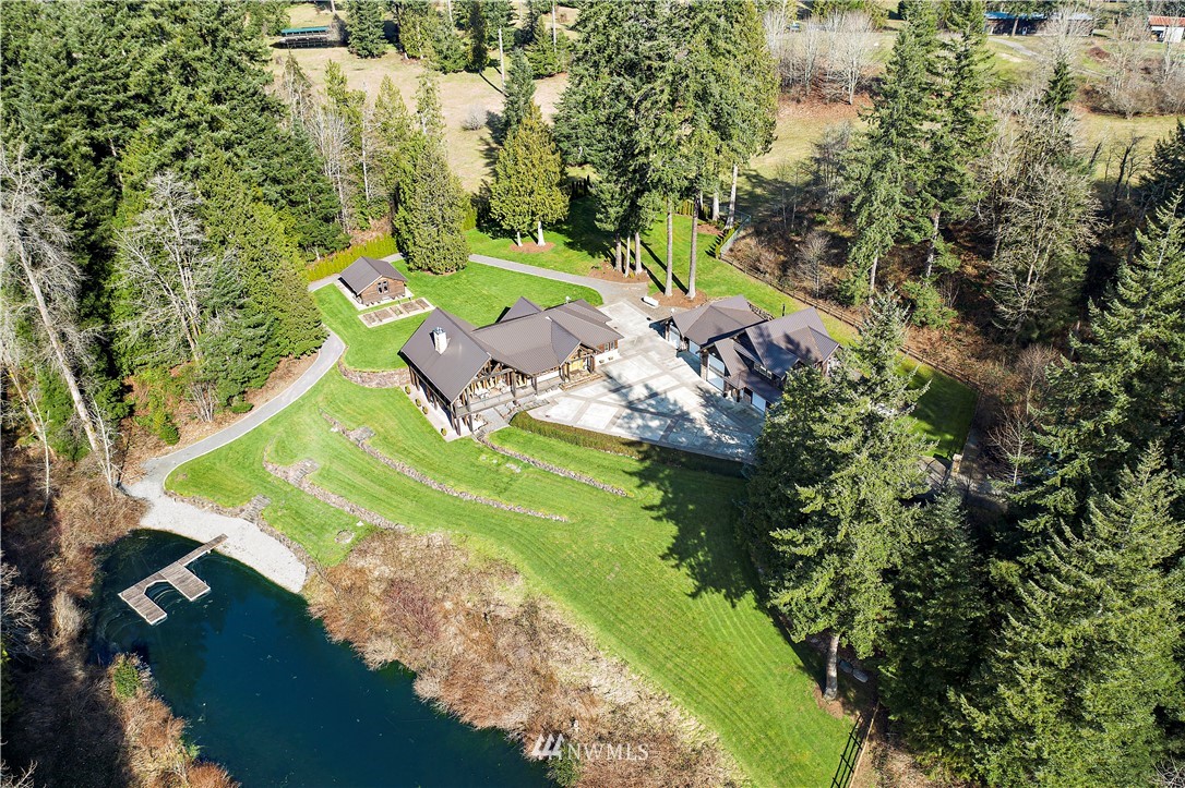 4731 Weber Road Snohomish, WA 98290 - Photo 37 of 40 an aerial view of a house