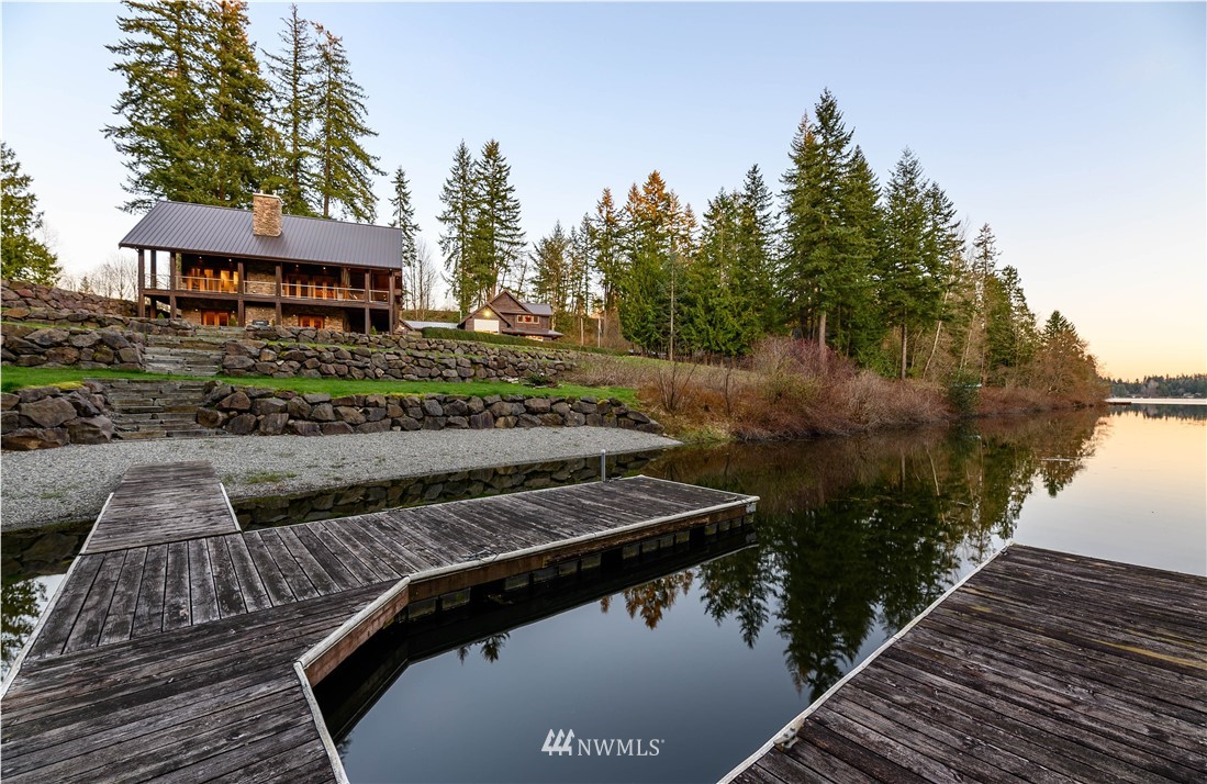 4731 Weber Road Snohomish, WA 98290 - Photo 7 of 40 a view of a house with yard and lake view