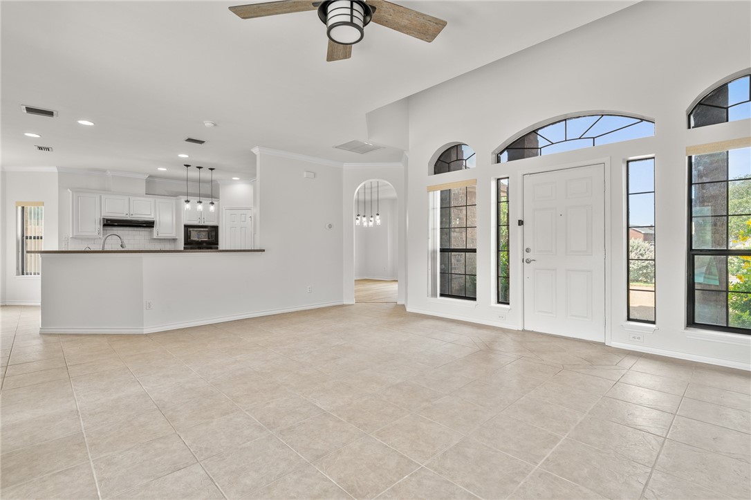623 Broadway Boulevard Portland, TX 78374 - Photo 8 of 35 a view of a kitchen with stainless steel appliances granite countertop a refrigerator and a sink