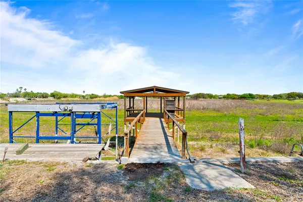 a view of a swimming pool with a lake view