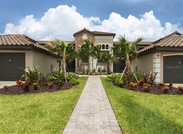 a front view of a house having yard