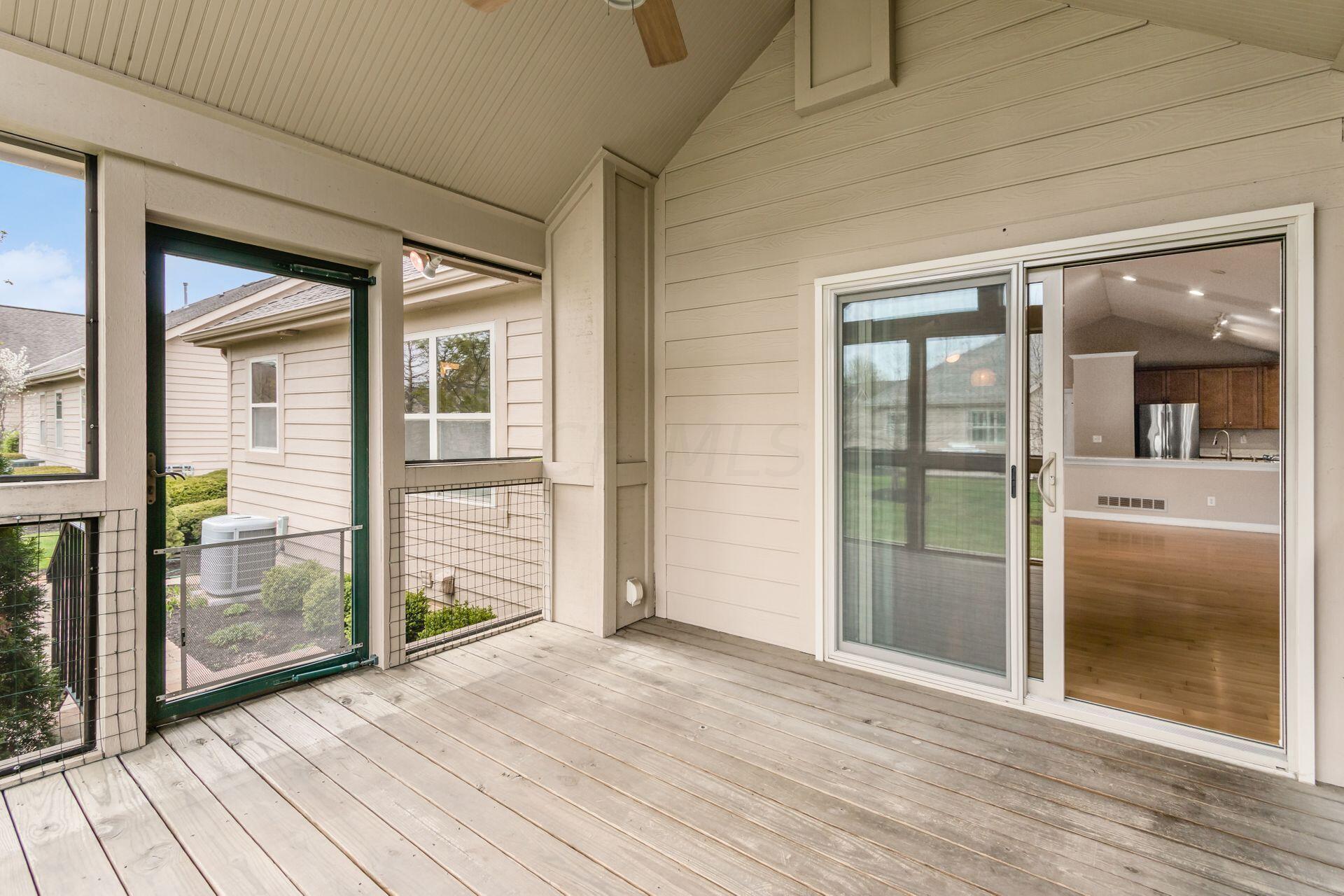 4896 Rays Circle Dublin, OH 43016 - Photo 16 of 45 SGD to screened porch