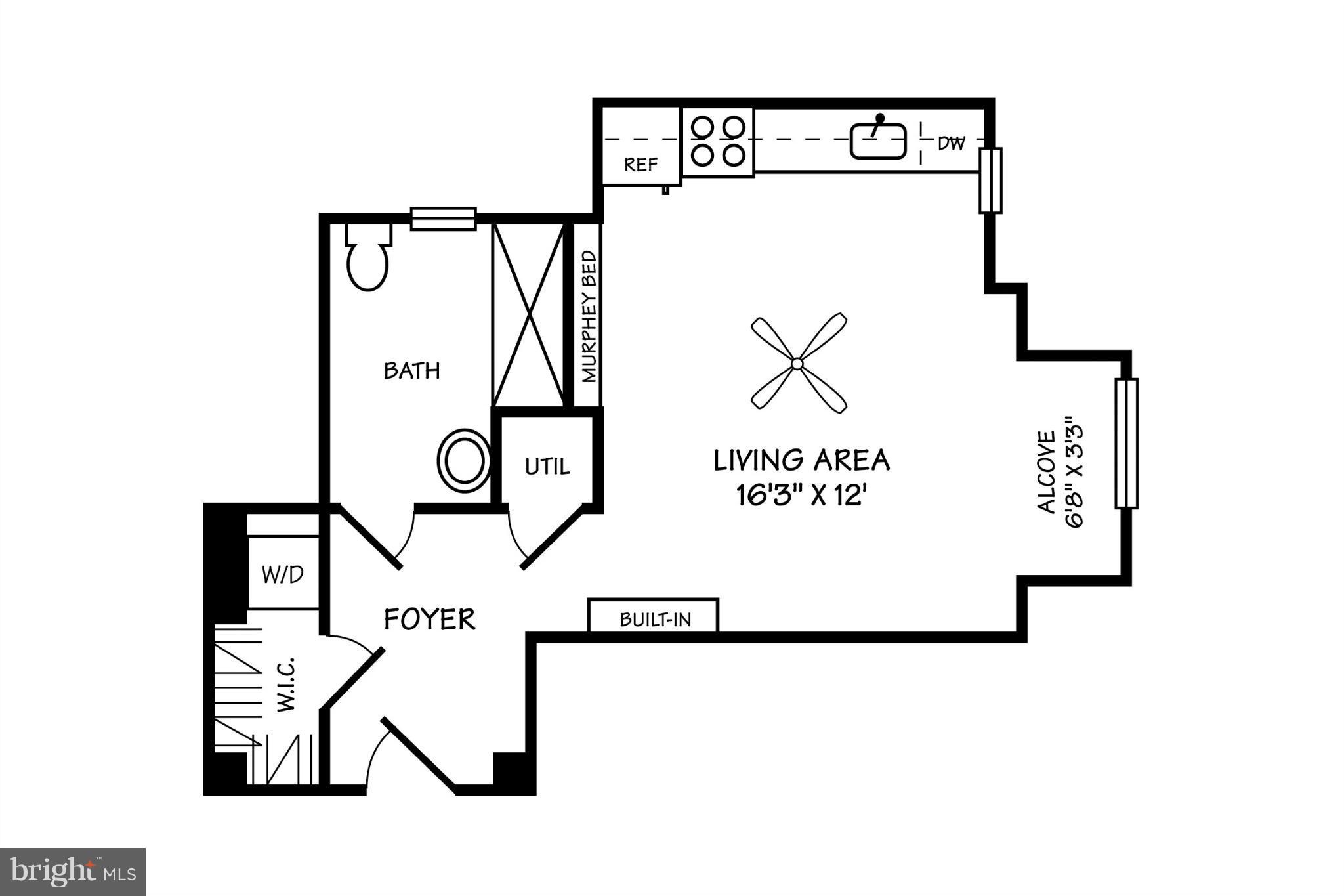 1440 Columbia Road Northwest, Unit 102 Washington, DC 20009 - Photo 13 of 13 Floor Plan