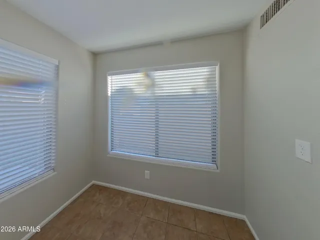a view of a electric room and windows in a room