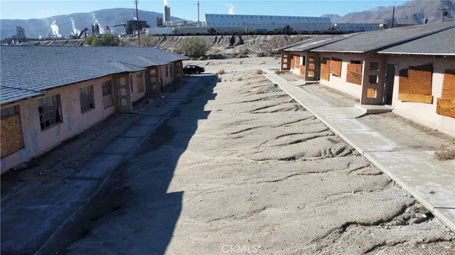 a view of city from terrace with seating space