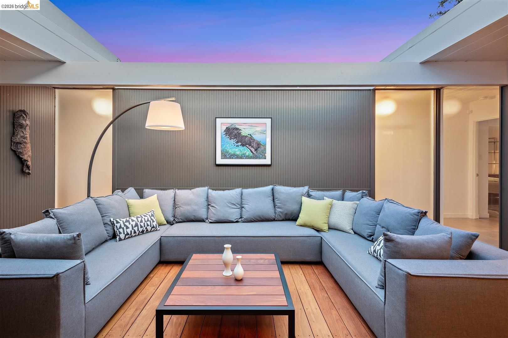 841 Montecillo Road San Rafael, CA 94903 - Photo 9 of 49 a living room with furniture and a large window