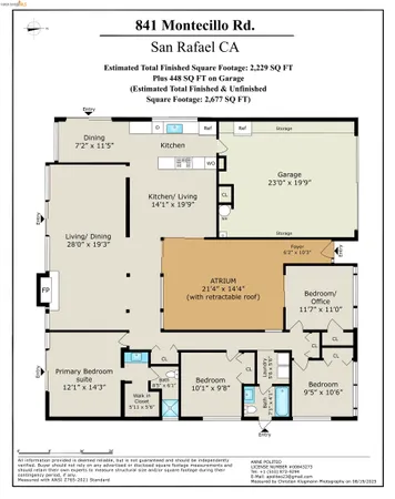 $1,549,000 | 841 Montecillo Road, San Rafael, CA 94903