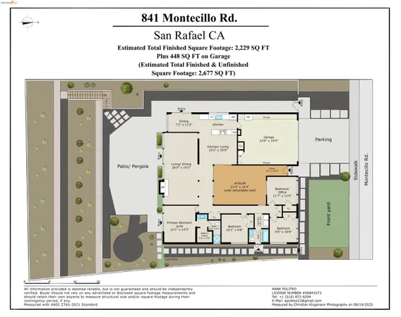 $1,549,000 | 841 Montecillo Road, San Rafael, CA 94903