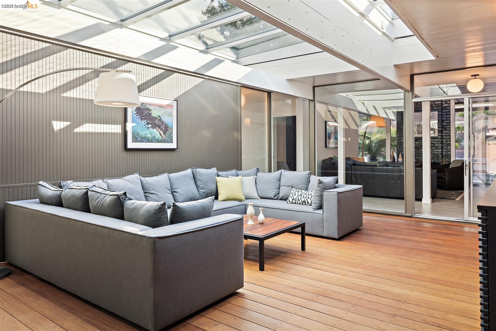 841 Montecillo Road San Rafael, CA 94903 - Photo 6 of 49 a living room with furniture and wooden floor