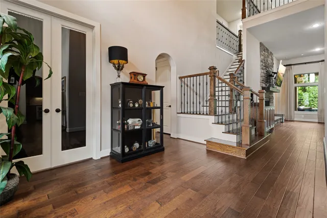 a view of front door with lounge chair