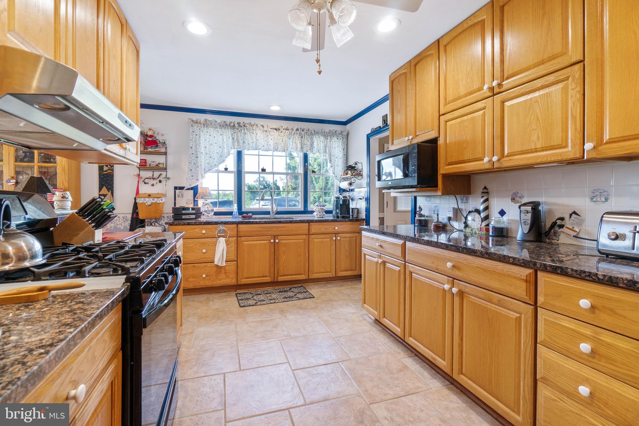 22 Peach Road Elkton, MD 21921 - Photo 11 of 24 a kitchen with stainless steel appliances granite countertop a sink stove and cabinets