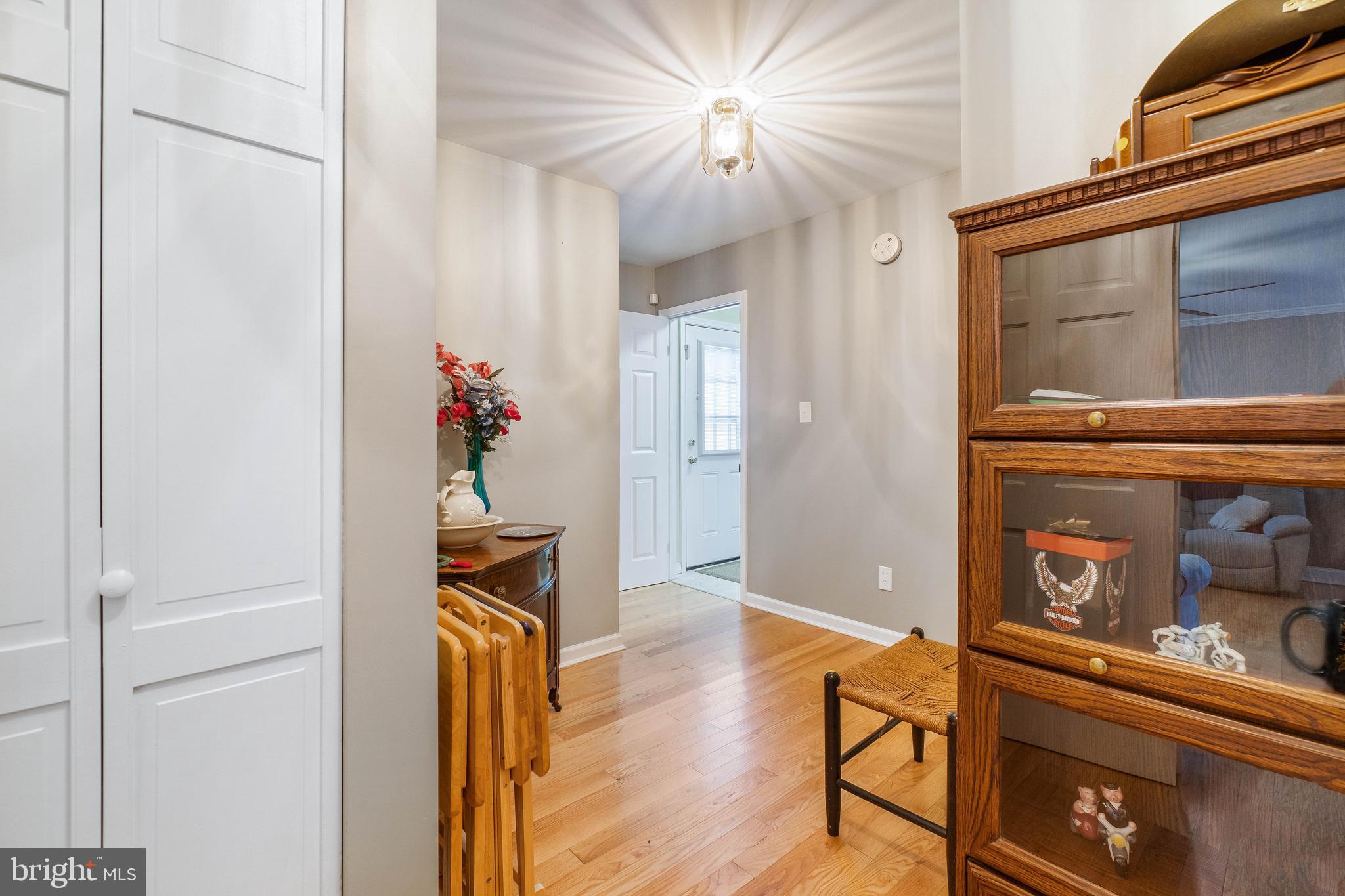 22 Peach Road Elkton, MD 21921 - Photo 13 of 24 a view of a hallway with wooden floor and entryway