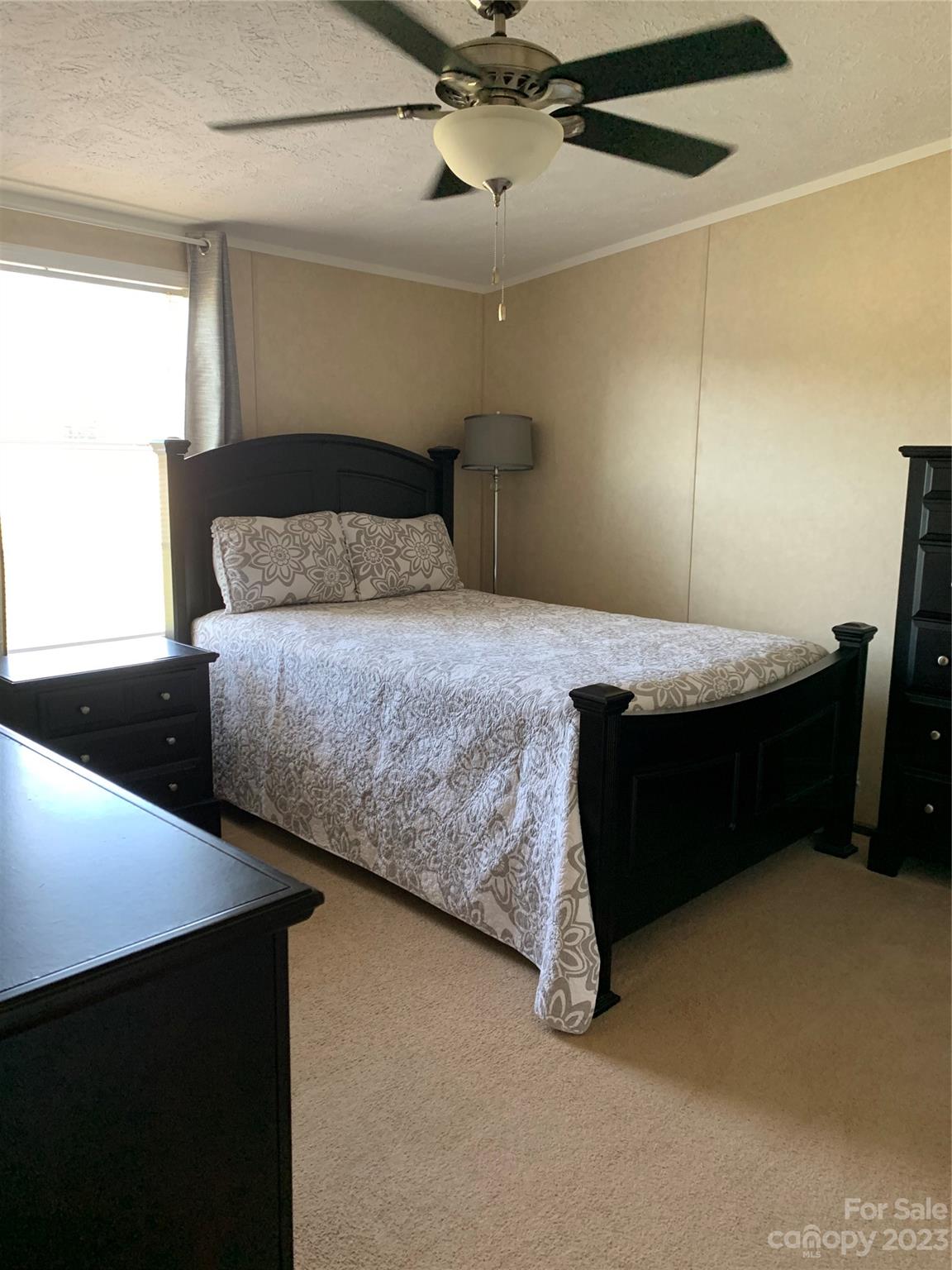2380 Briggs Road Salisbury, NC 28147 - Photo 13 of 27 a bedroom with a bed and a ceiling fan