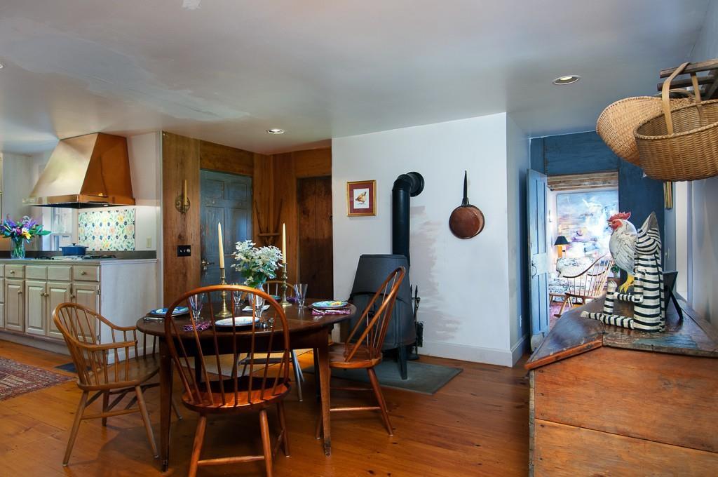 618 South Clary Road Jefferson, ME 04348 - Photo 7 of 25 Eating area off kitchen with Jotul...